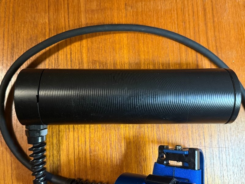 Underwater Light Dude UWLD LD-40 canister light with side gland