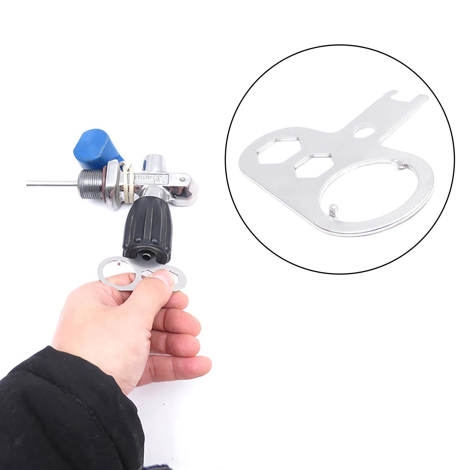 Dive Tank Oral Inflator BCD Power K Type Valve Multi Tool Wrench Accessories