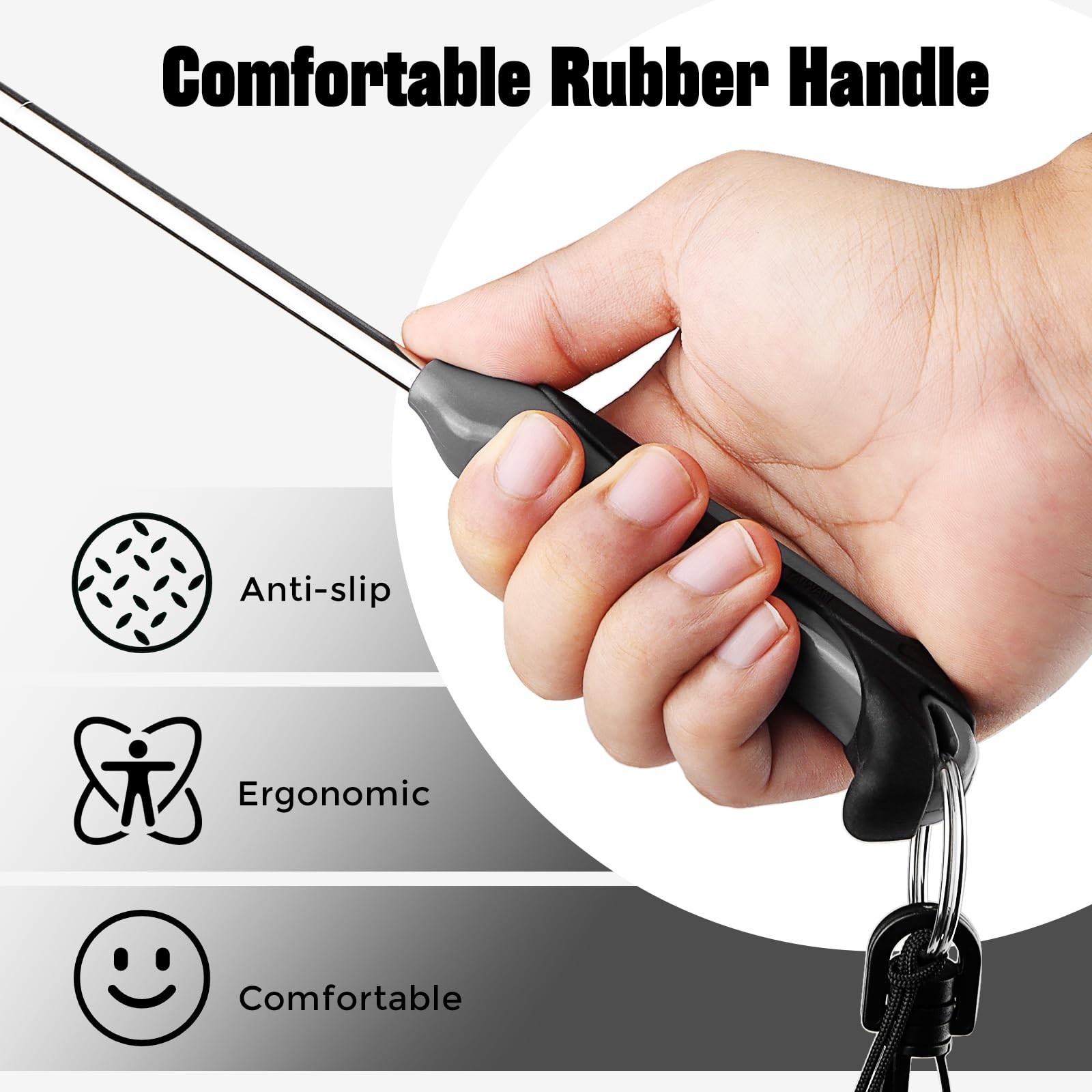 Scuba Diving Stick with Rubber Handle, 14» Aluminium Alloy Lobster Tickle St…