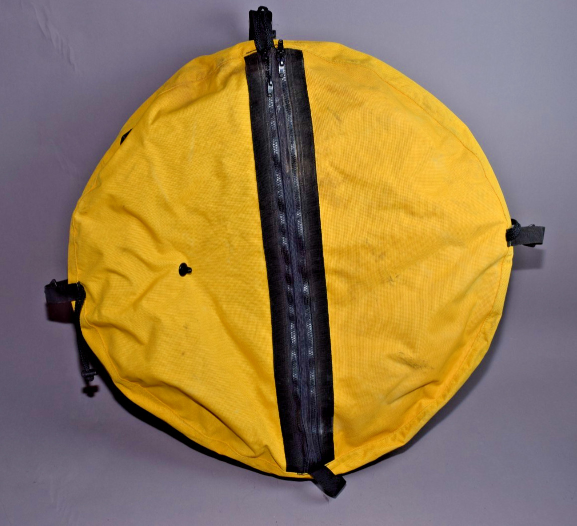Trident Scuba Diving Nylon Float with Inner Tube Yellow Dive Flag Design mr1