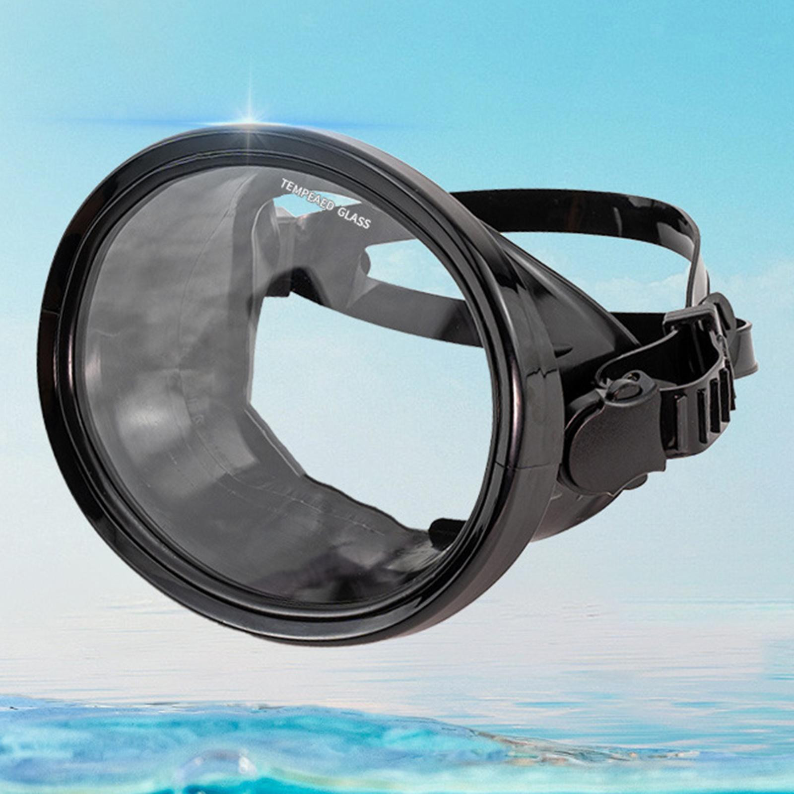 Single Lens Diving Mask Leakproof Swimming Goggles for Underwater Freediving
