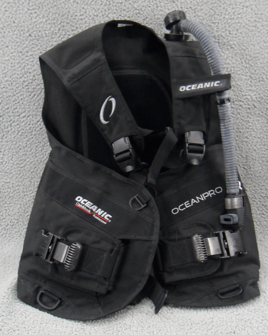 Oceanic Oceanpro BCD Weight integrated Diving Vest Size Large Not Tested