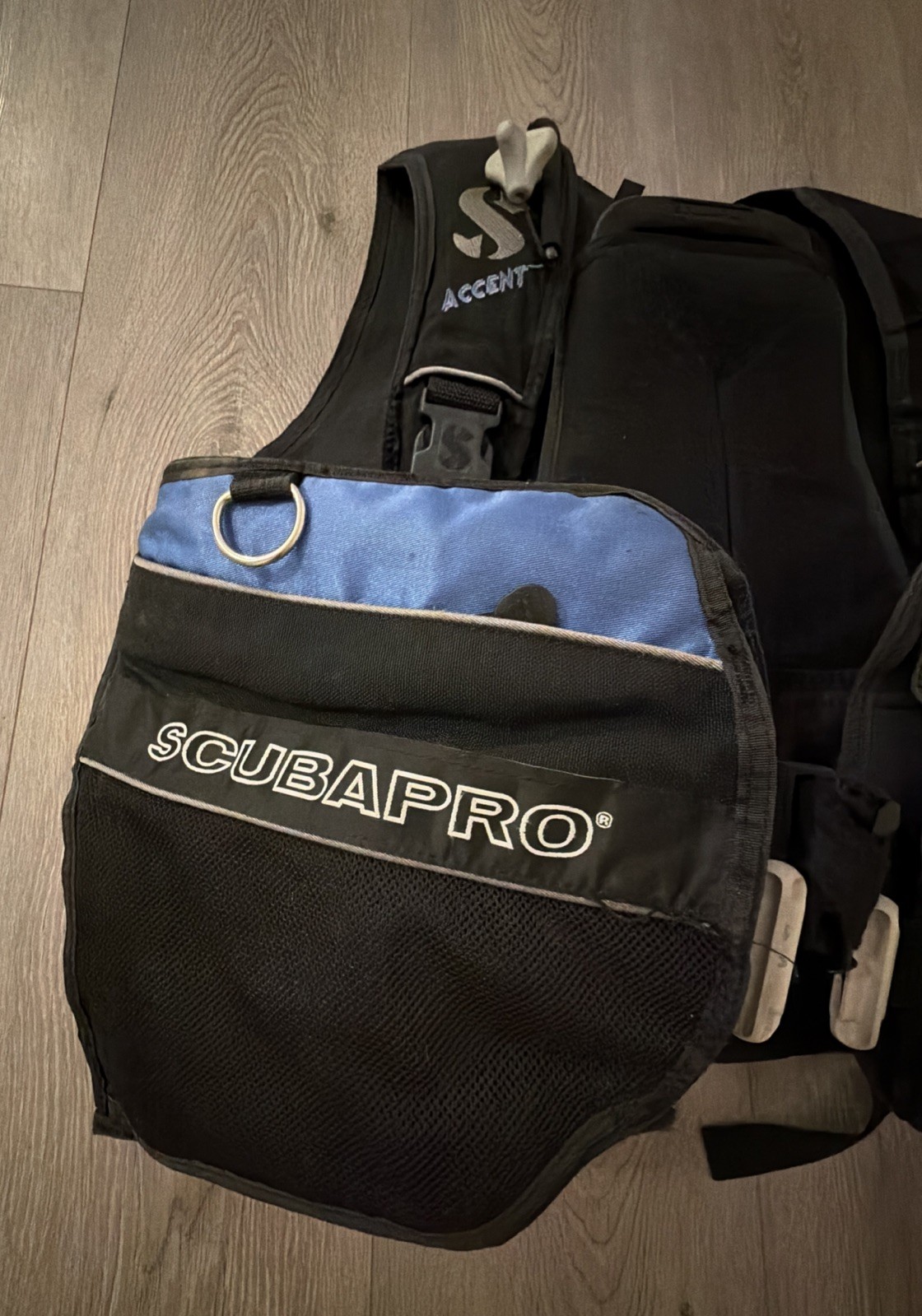 Scubapro Accent BCD Scuba Diving Vest XL Blue Black 💦