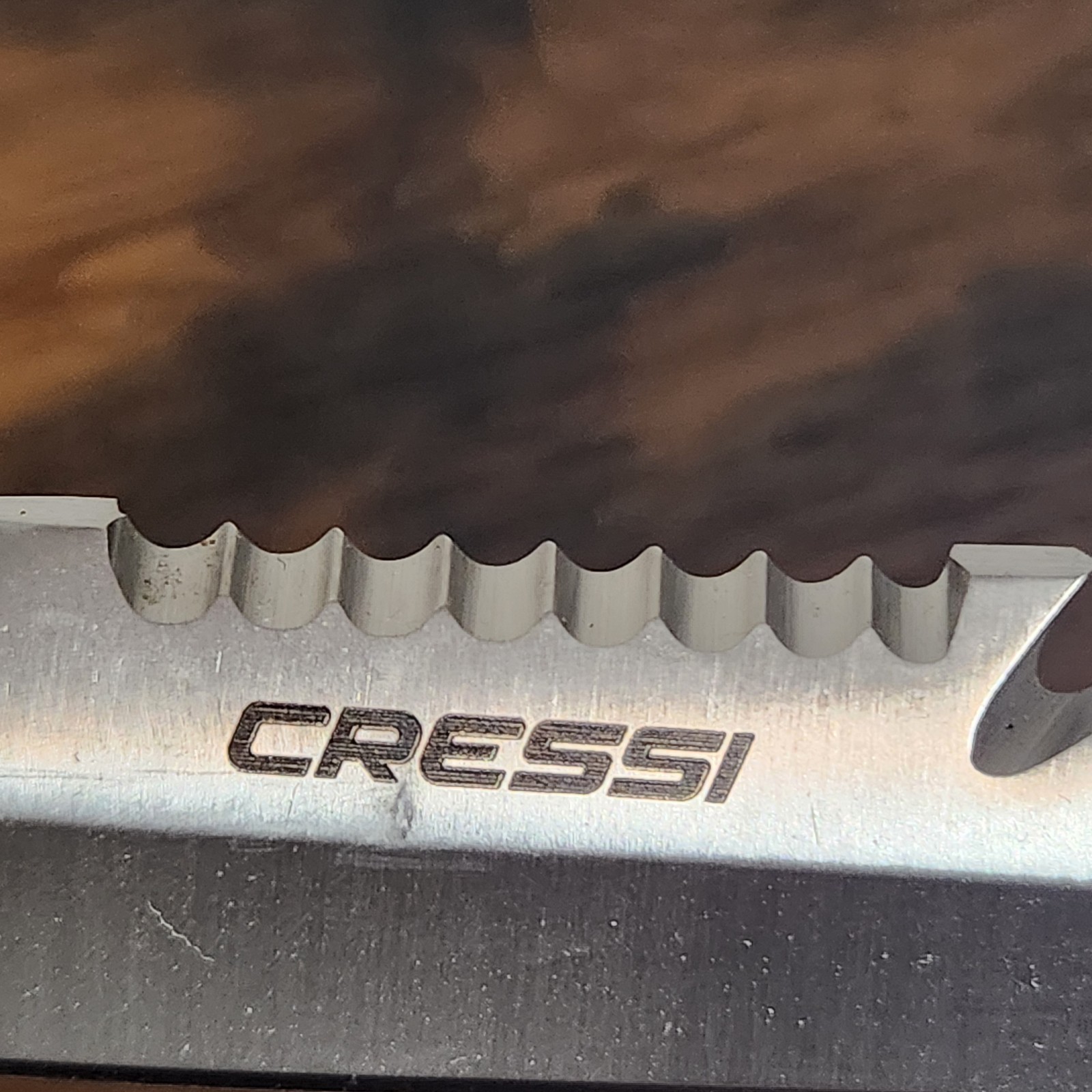 Cressi Sub Skorpion Dive Knife Stainless Steel w/Sheath SCUBA Diving Leg or BCD