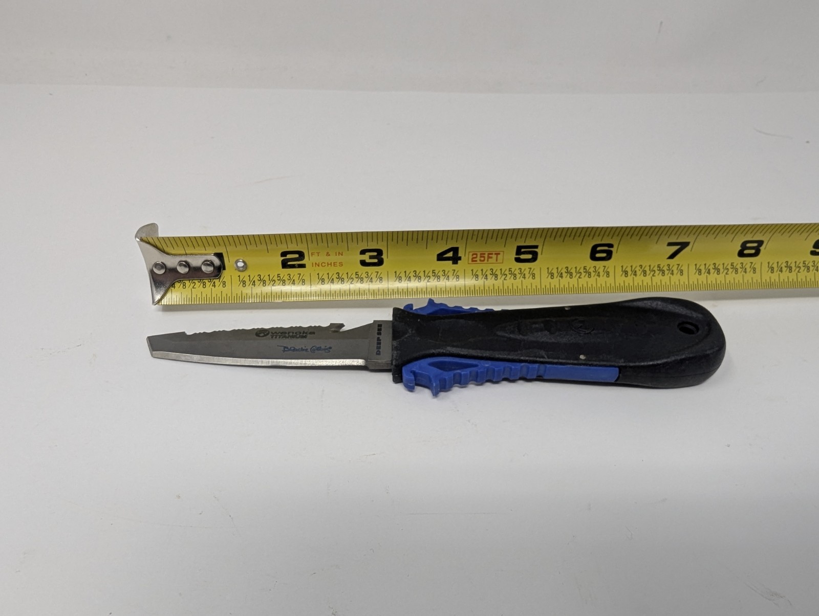 Wenoka Blackie Collins Titanium Dive Knife, Deep See