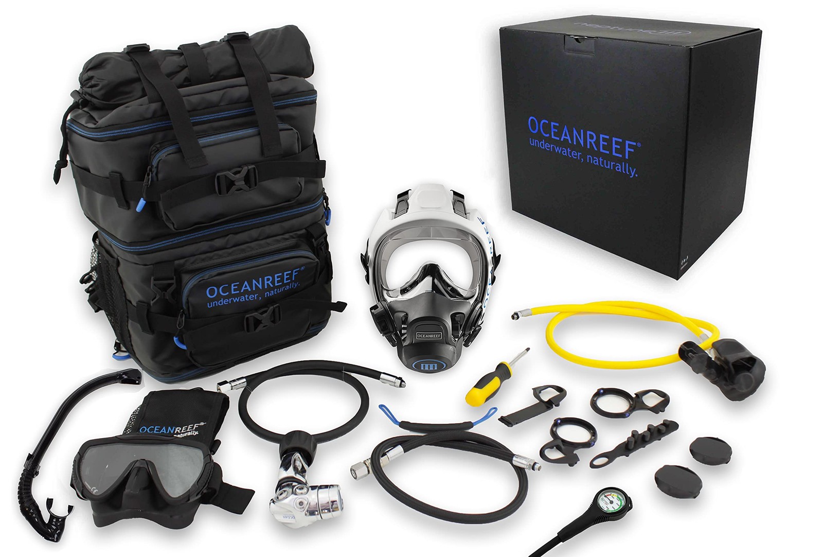 Open Box Ocean Reef Neptune III Package – White – S/M – DIN 1st Stage