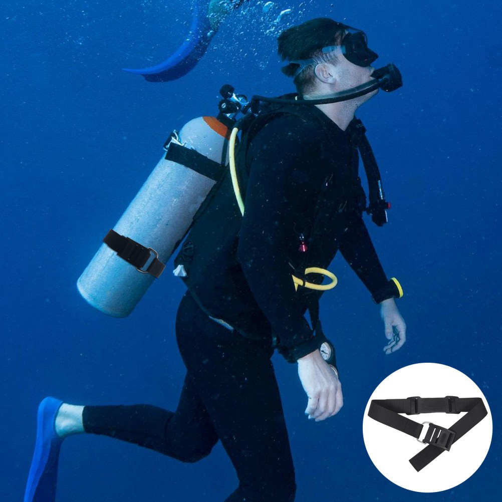 Diving Tank Strap Scuba Accessories Cylinder Equipment Band Fastening for Bcd