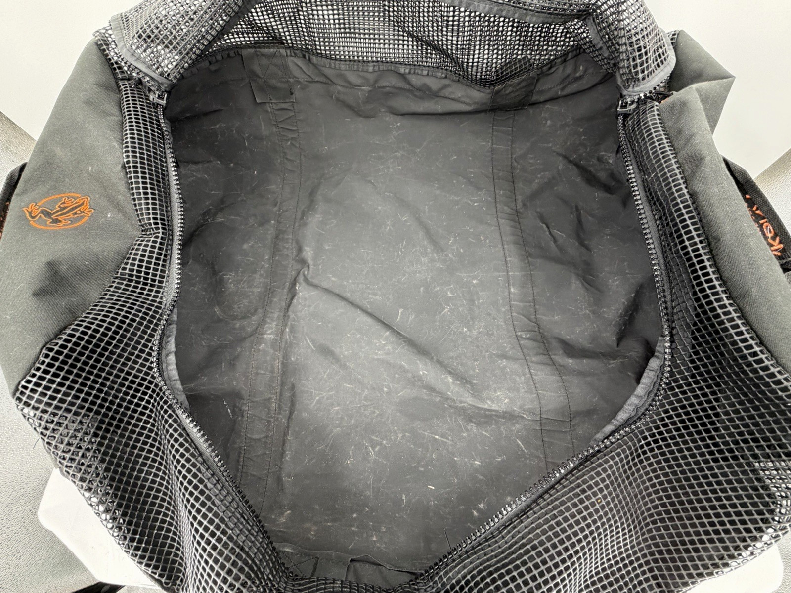 AKONA Adventure Gear Boat Mesh Duffel Scuba Snorkeling Gear Bag Black AKB514