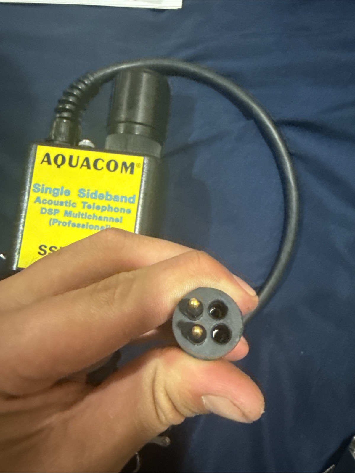 OTS Aquacom SSB-2010 Underwater Transceiver for Scuba Diving.With 2/RCS-15 Charg