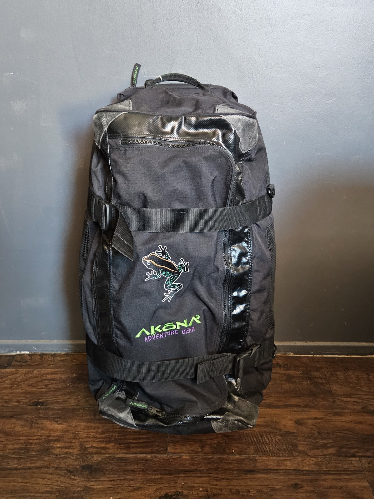 💥AKONA Adventure Gear Travel Scuba Dive Roller Bag BLACK 36″ x 15″ x 16″ #3