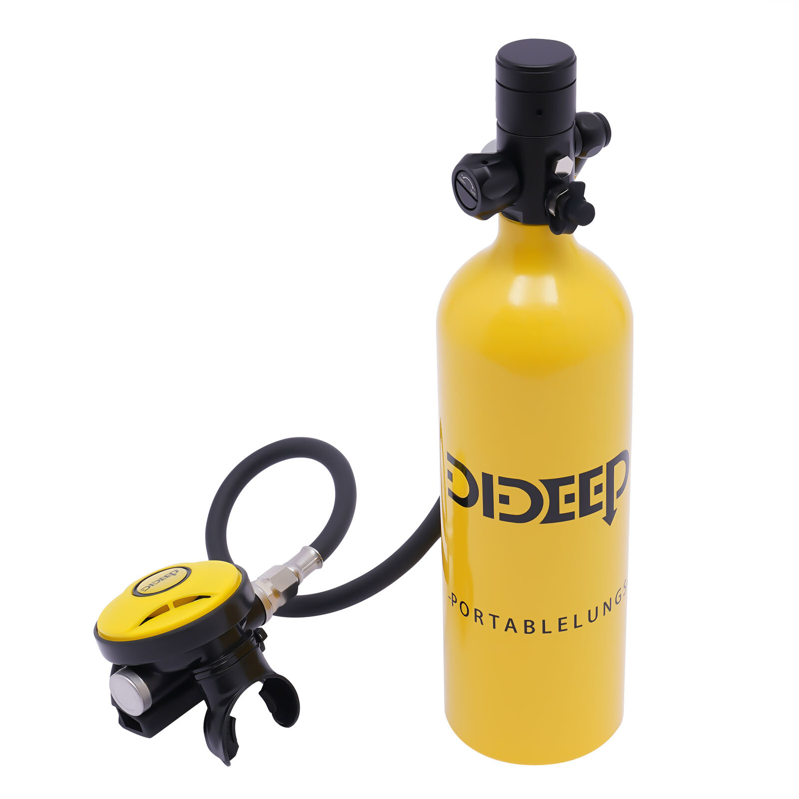 1L Mini Outdoor Underwater Diving Scuba Tank Underwater Breathing Device 3000PSI