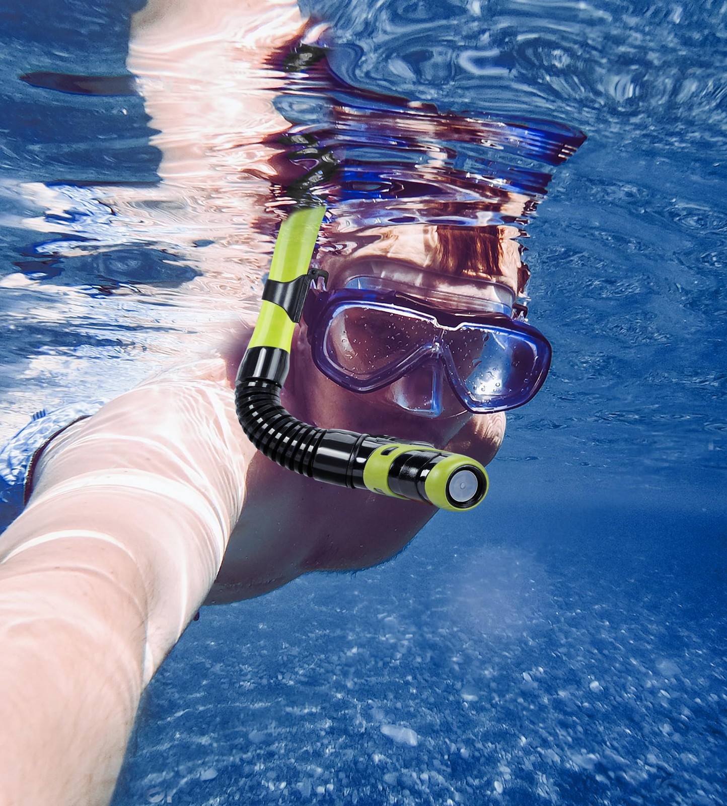 Aegend Diving Dry Snorkel for Adult & Youth Snorkeling Gear with Top Dry Val…