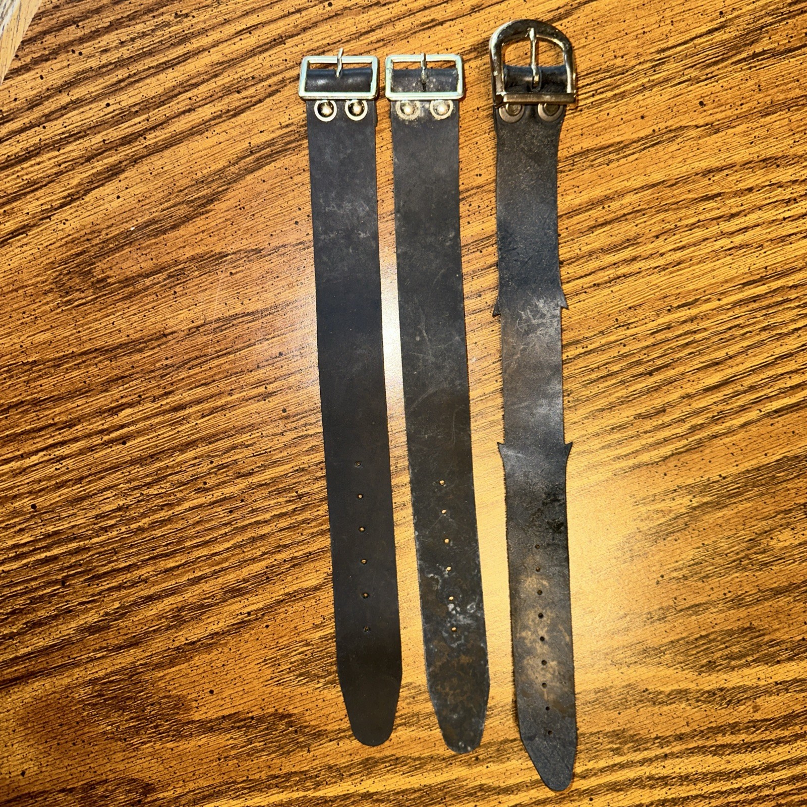 NOS Unbranded SCUBA Dive Gauge Rubber Straps Black 11 1/2-12” X 1” Set Of 3