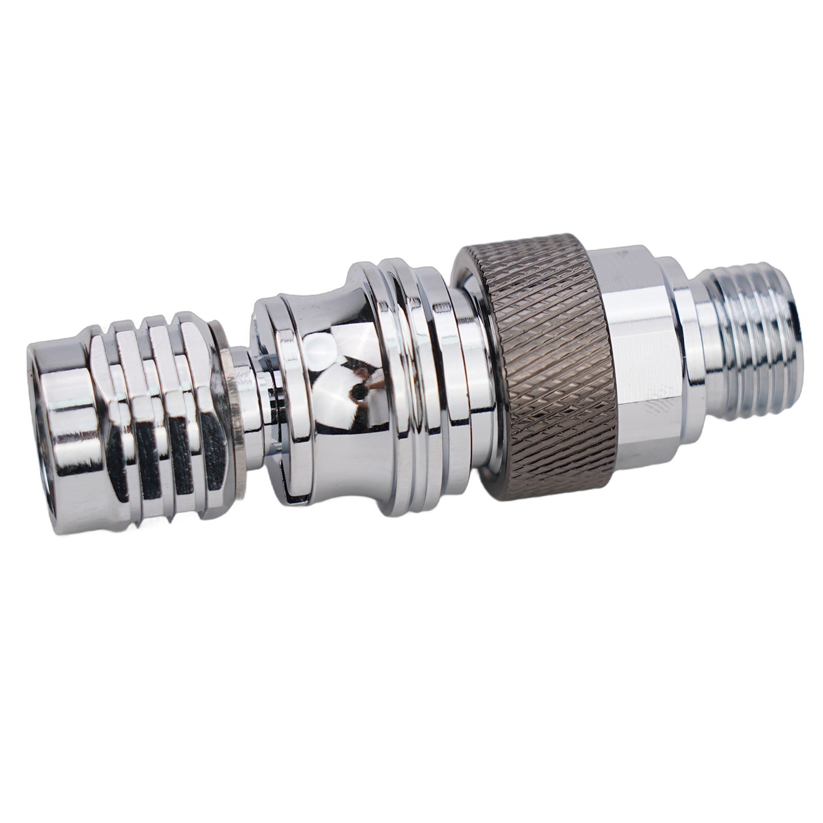 Full Face Diving Regulator with Self Locking Quick Connect Functionality