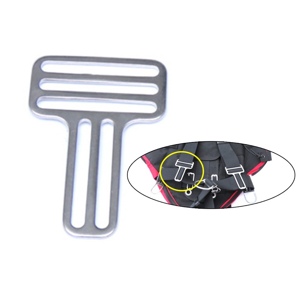 1pc High Quality Weight Belt Slide Keeper Buckle Outdoor Accessories D-Ring
