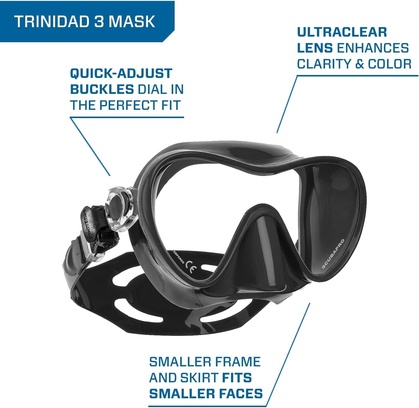Trinidad Adult Snorkel Set with Soft Silicone Mask for Ultimate Comfort