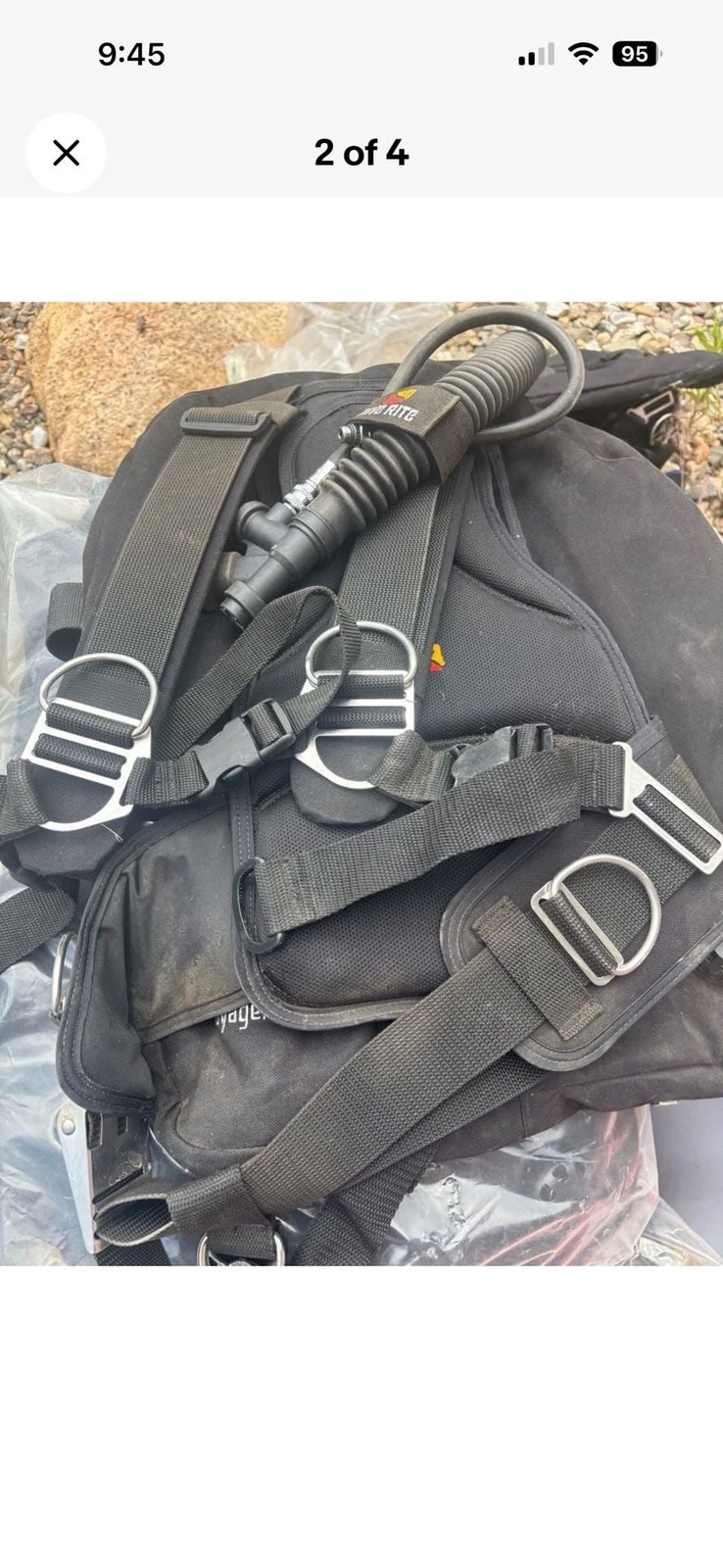 Dive Rite Voyager EXP Wing BCD with Transpac XT Harness