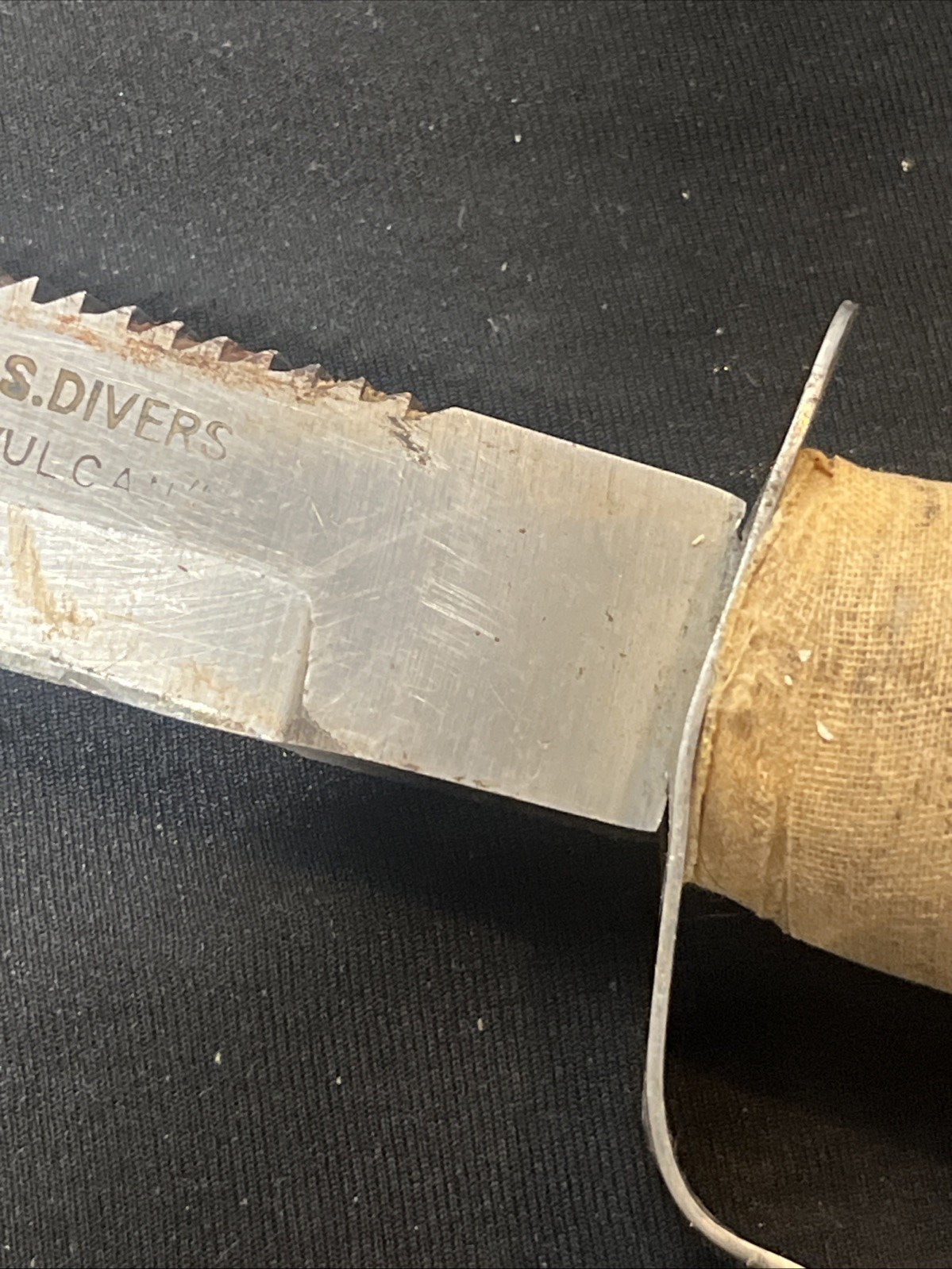 U.S. Divers VULCAN Knuckle Guarded Scuba Knife Made In Japan