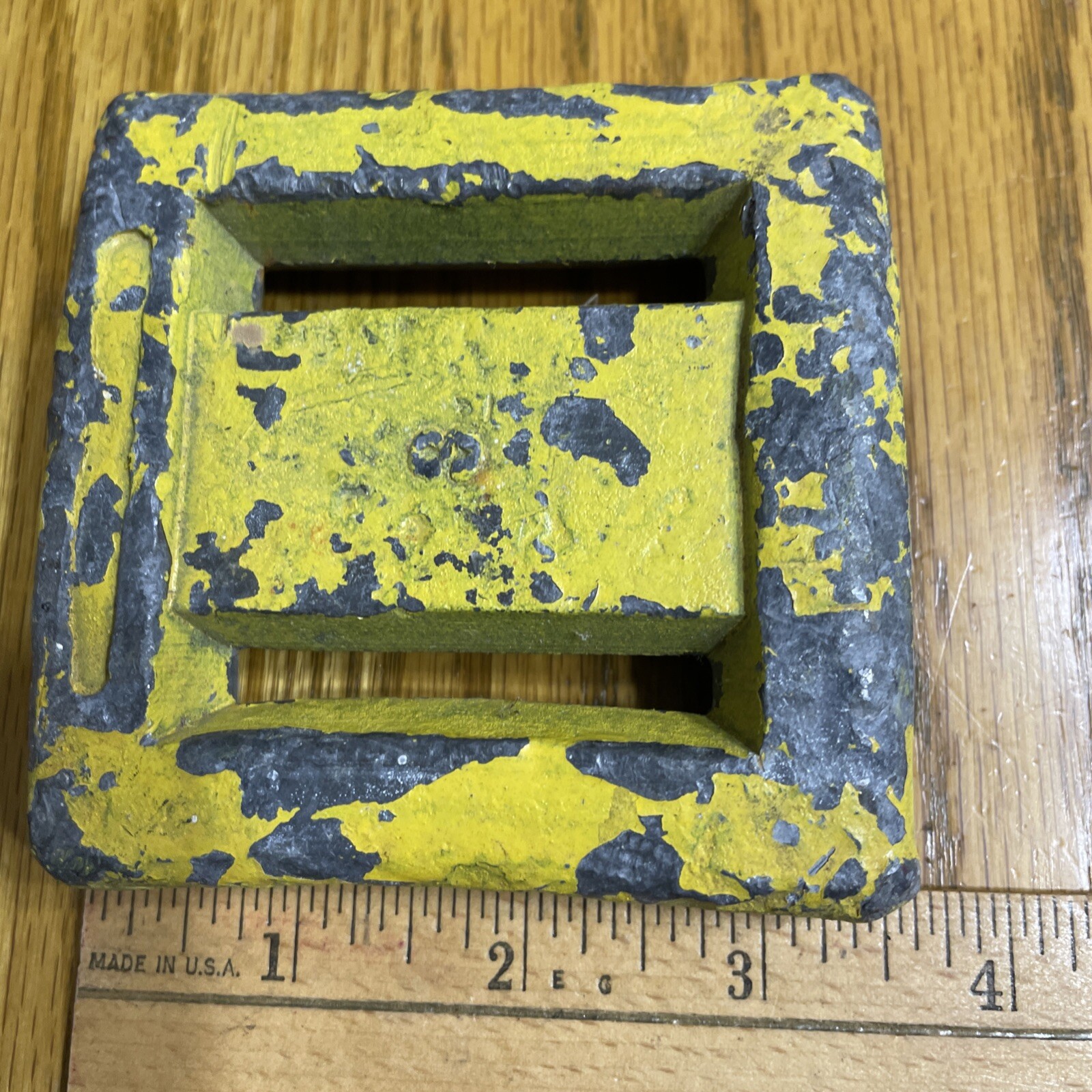 Antique 3 lb Lead Scuba Diving Weight (Actual weight 3.12 lb)