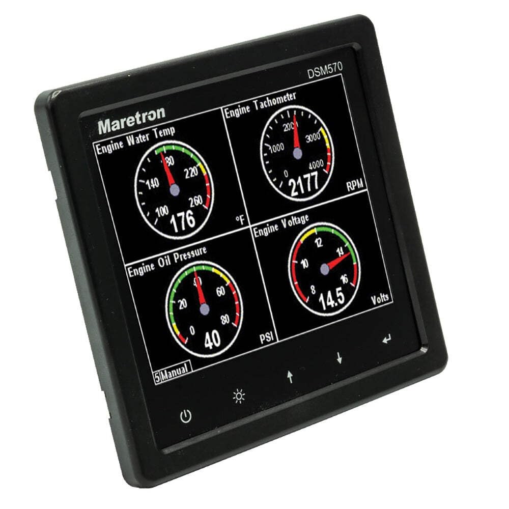 Maretron DSM570 5.7″ Multifunctional Wired Instrument Display