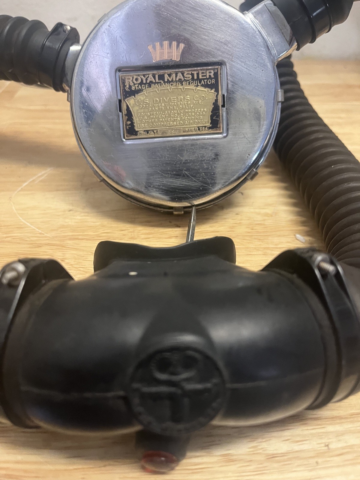 us divers royal master #2396 regulator,only made in 1964-1965, 1 year-low serial
