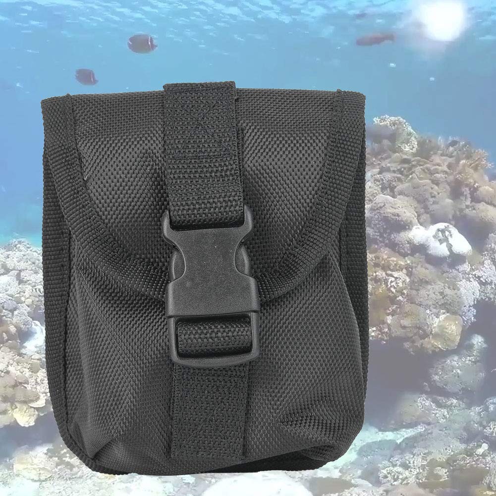 Diving Weight, Scuba Weight Belt Pack Pocket One Size, Black