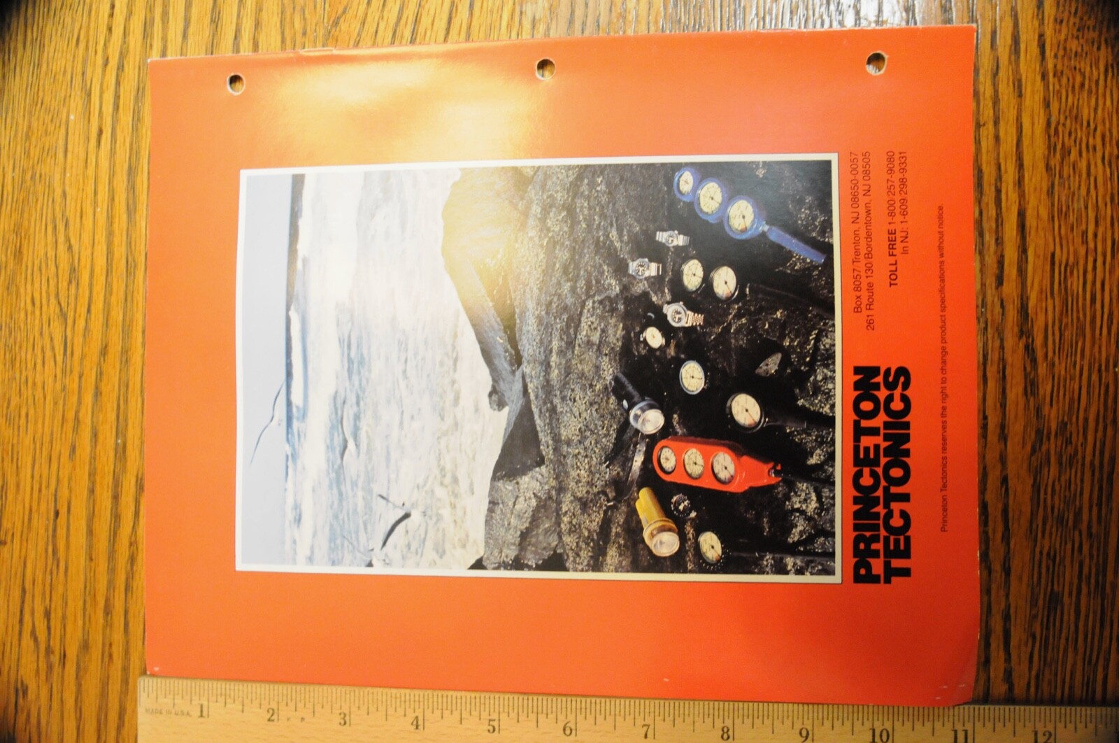 Princeton Techtonics Scuba Catalog 8 pages 1984?