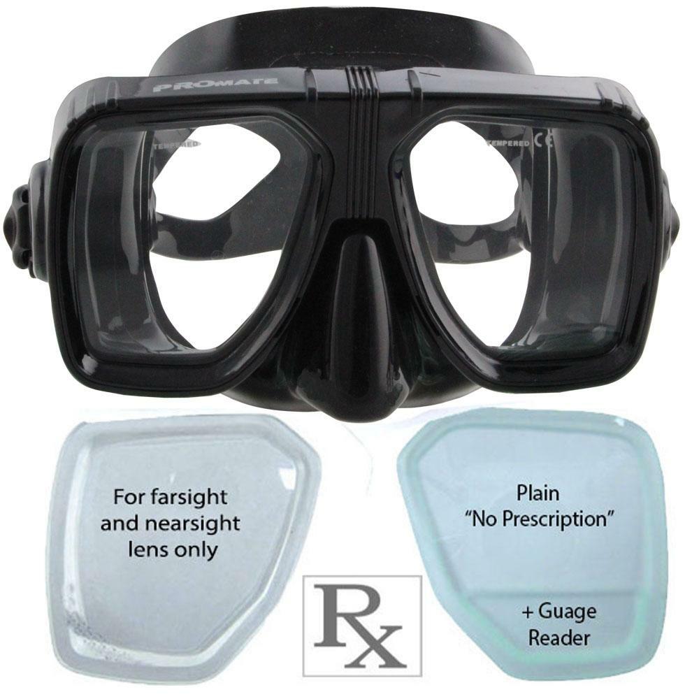 Promate MK245 Scope RX Prescription Optical Scuba Dive Snorkeling Mask Goggles
