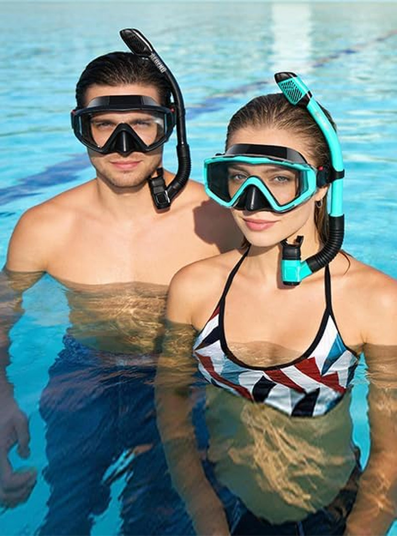 Snorkeling Gear for Adults Youth Kids, Snorkel Mask with Top Dry Valve – Panoram