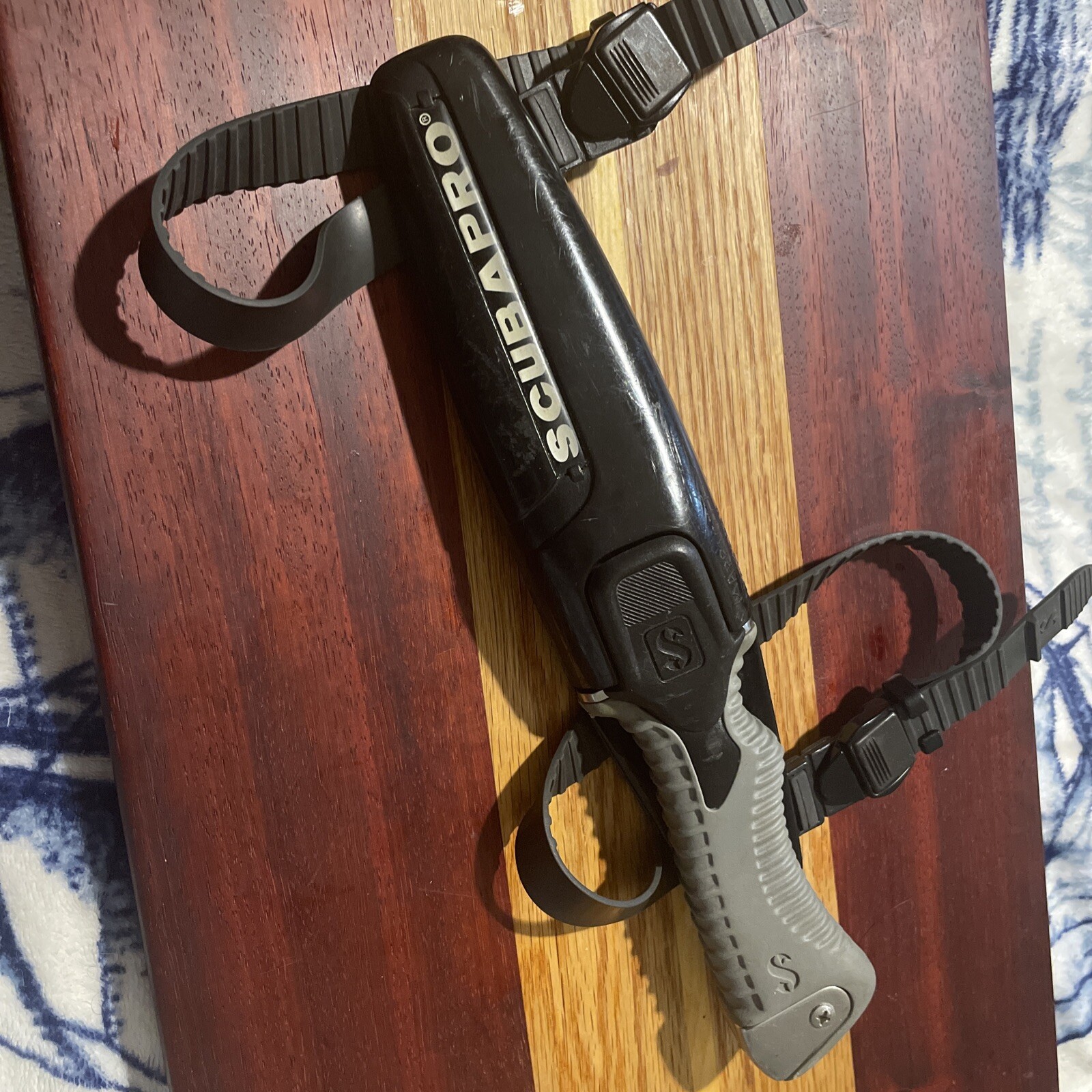 Vintage ITALY Made Scubapro Dive Knife 6 Blade Blunt Tip Discontinued Model Rare