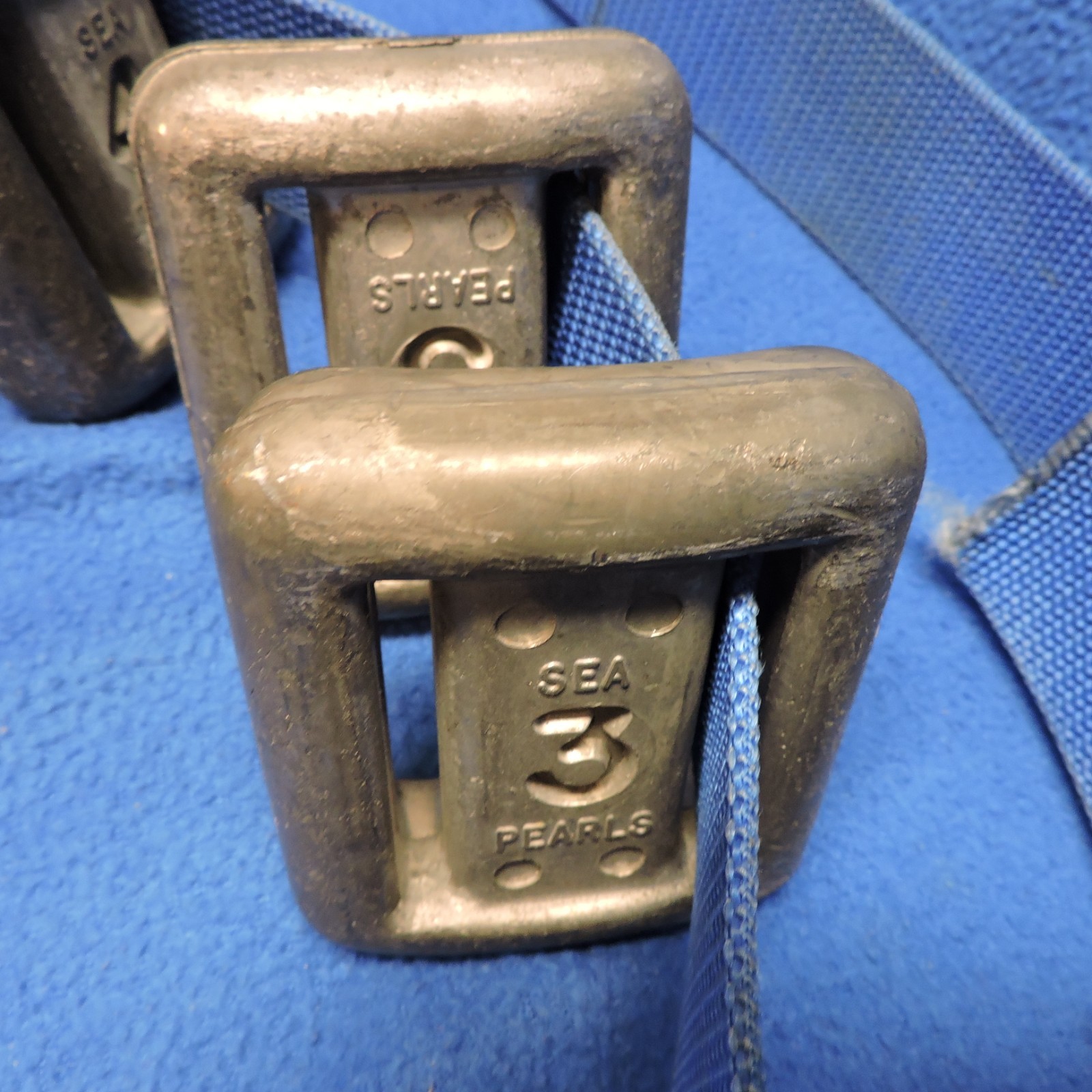 6 Sea Pearl Weights with Belt (2) of 2,3,4 lb = 18 total lbs