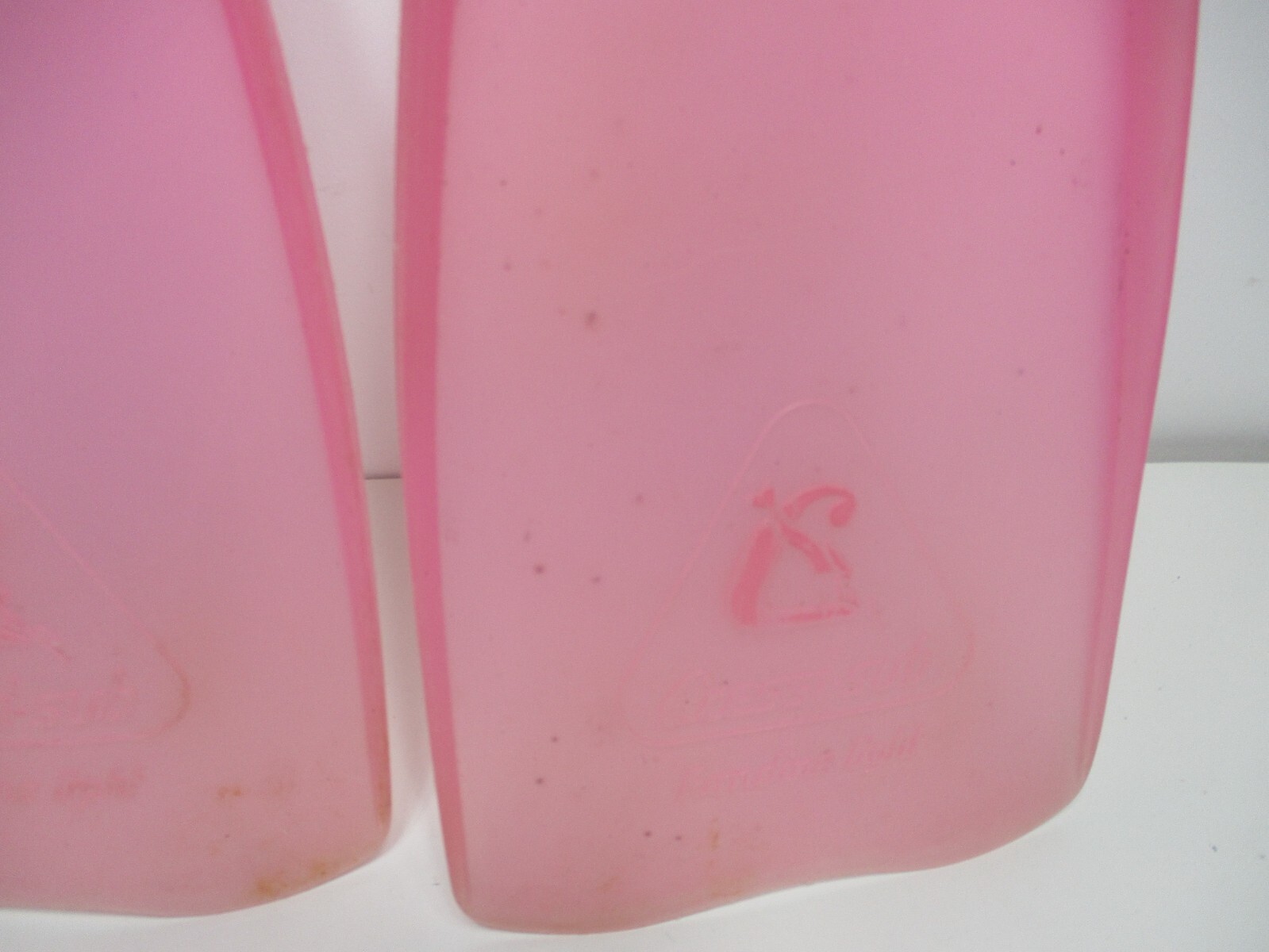 Vintage Cressi Sub Rondine Pink Made In Italy Size 7-8 (40-41)Scuba Diving Fins
