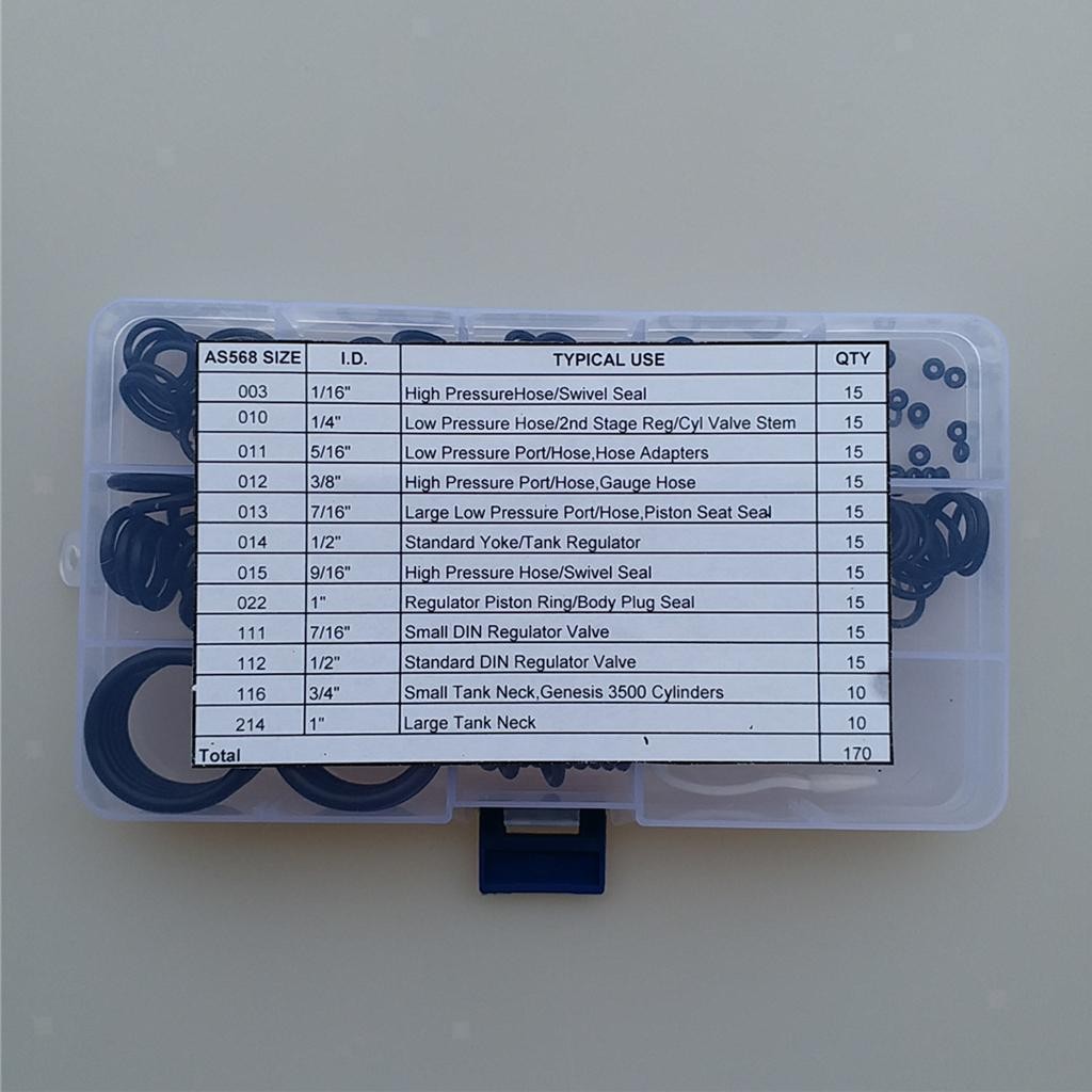 170 Pieces Scuba Diving BCD Regulator Hose Tank Gauges