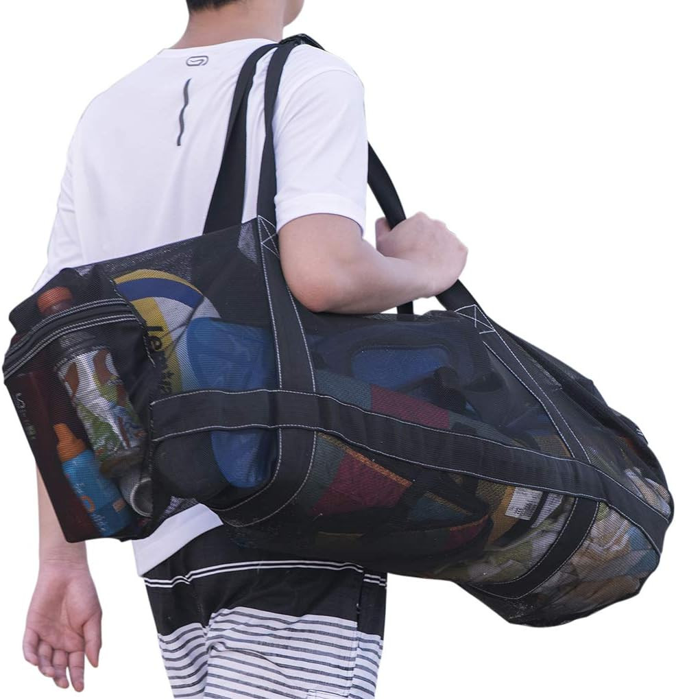 XXL Mesh Duffle Bag for Scuba Dive or Snorkel Gear, Extra Large Snorkeling Equip