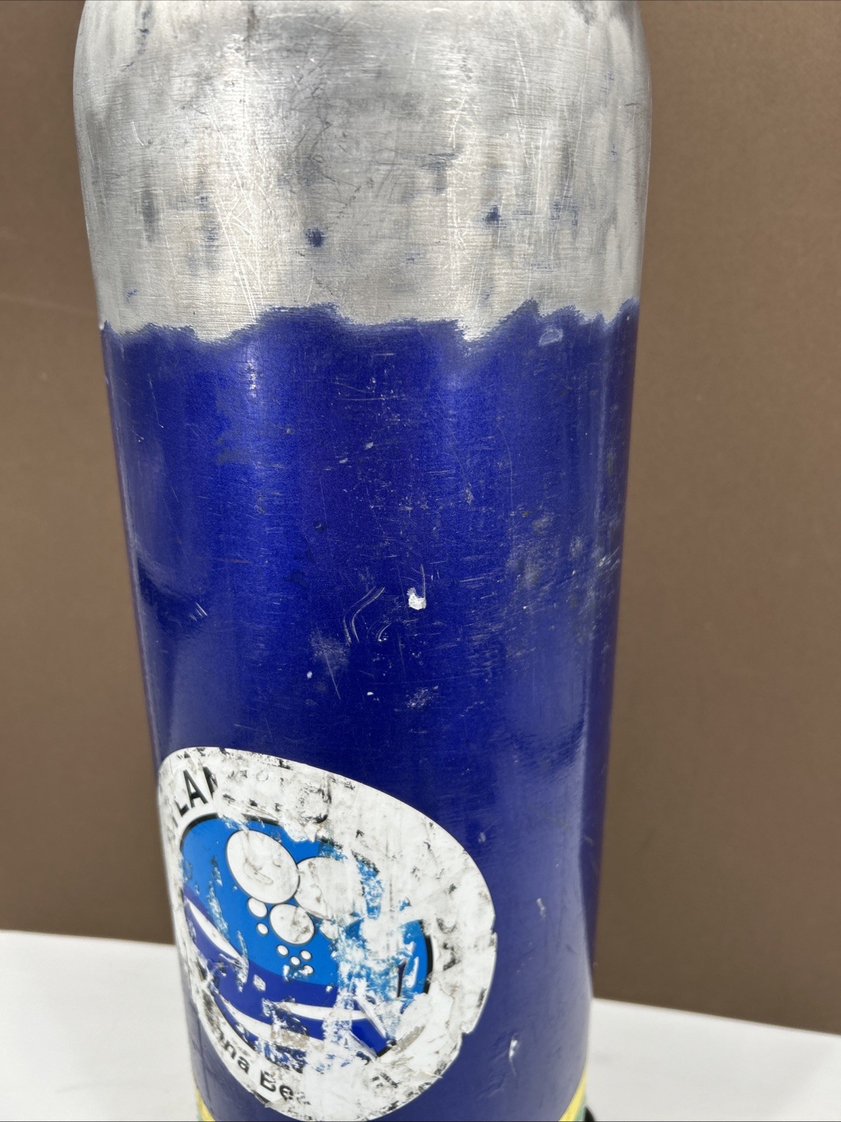 Blue Luxfer s80 aluminum scuba tank READ Needs Hydro Test