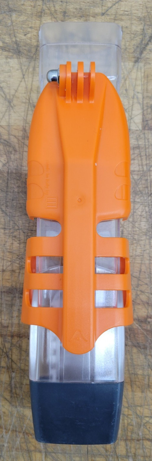 Ocean Reef ARIA QR+ Full Face Snorkeling Mask, Black-Orange, Medium – USED