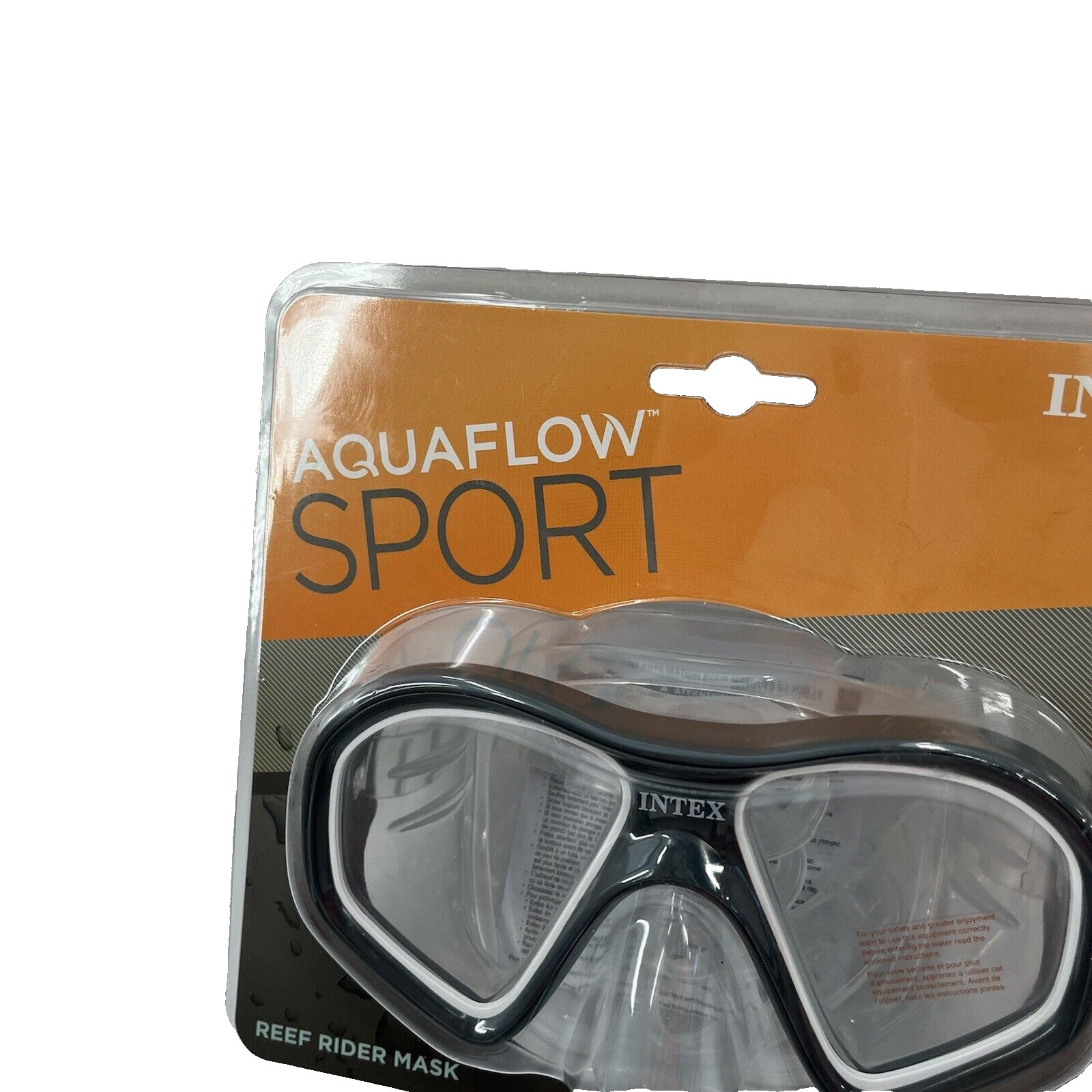 NEW Reef Rider Adult Ages 14+ Face Mask INTEX Aqua Flow Sport Latex Free No PVC