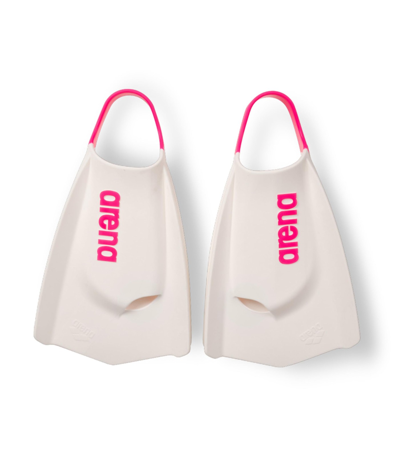 Arena Unisex Adult Powerfin Pro II Swim Training 6-7, White/Shocking Pink