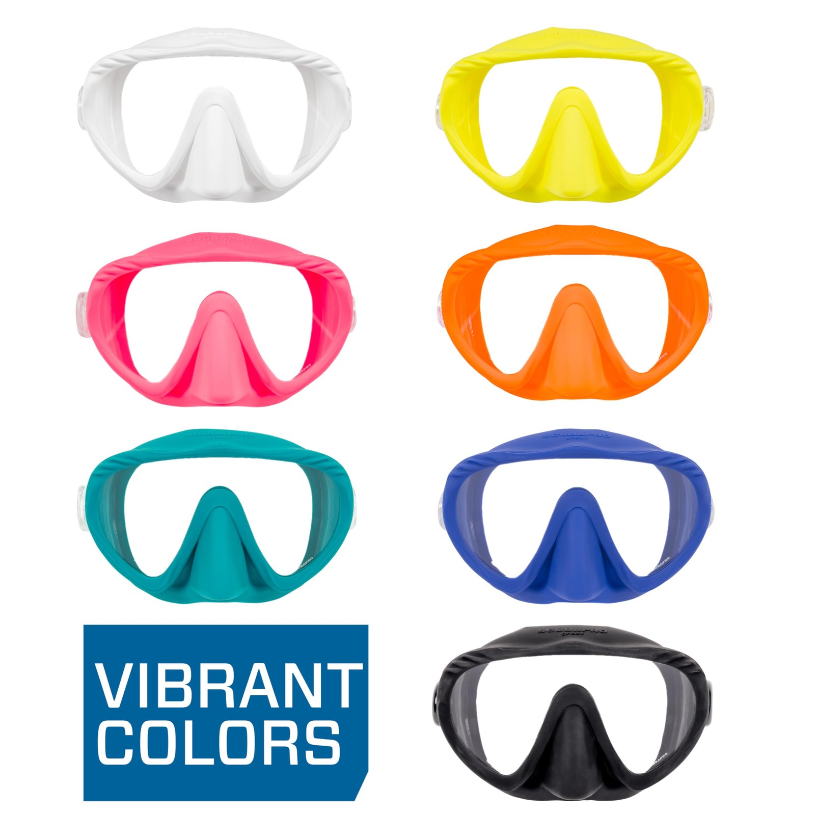 Ghost Scuba Dive Mask, Low-Volume Frameless Design w/Ultra Clear Single Lens,…