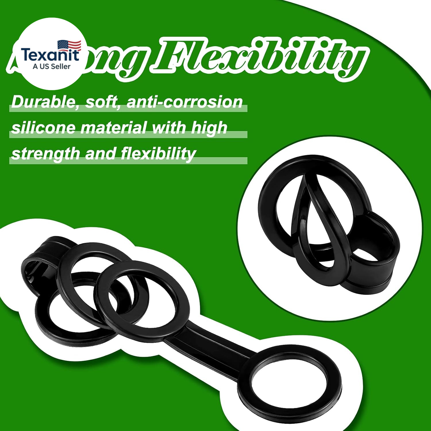 Scuba Dive Snorkel Clip Silicone Diving Snorkel Keeper Mask Strap Holder Retaine