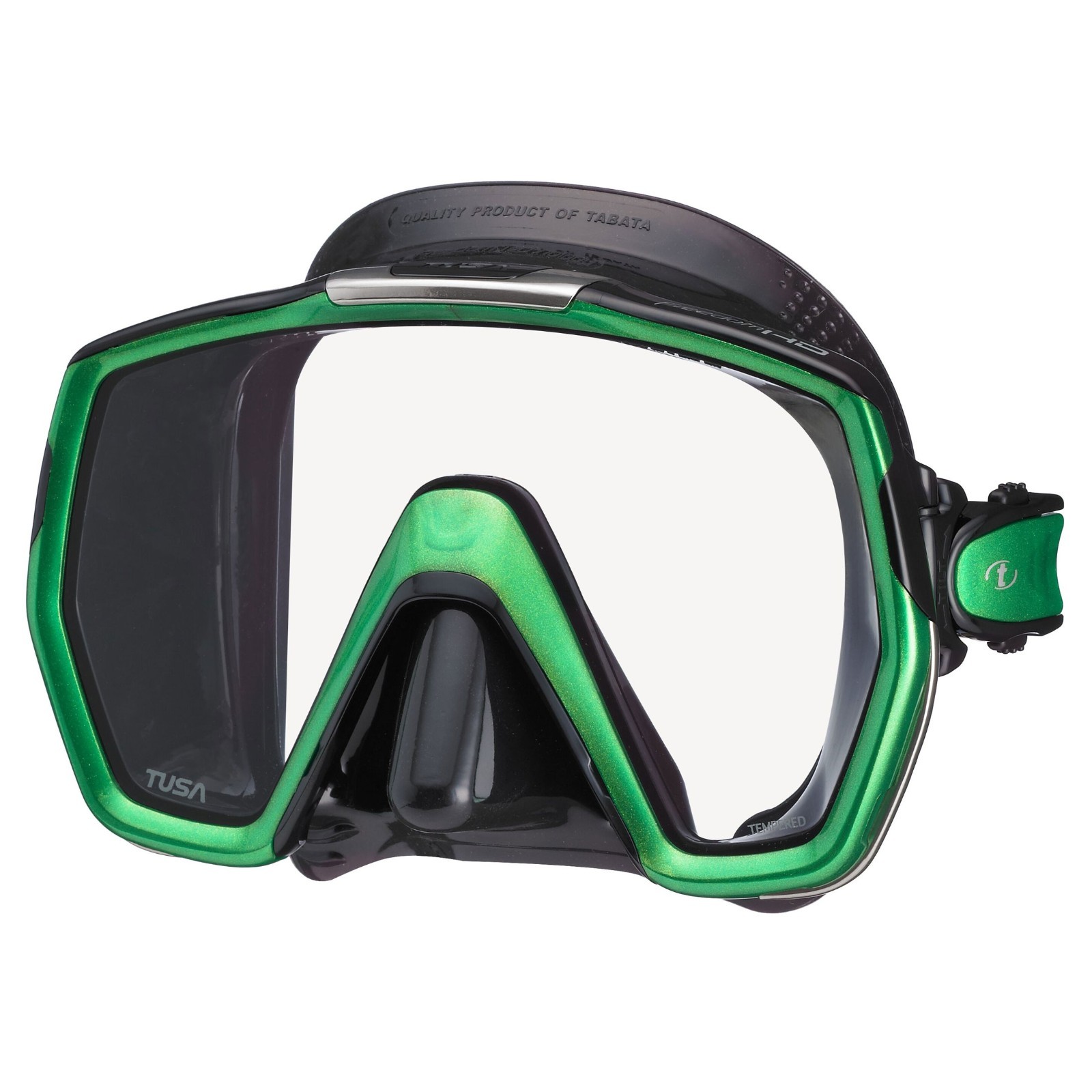 Tusa Freedom HD Mask – Black/Energy Green – Open Box