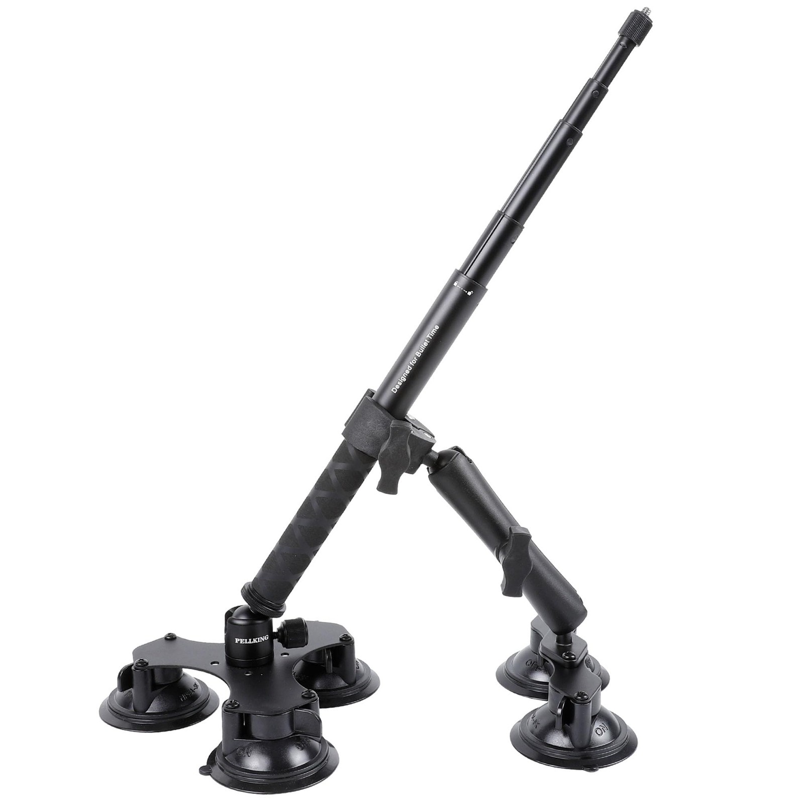 PellKing Suction Car Mount for Insta360 x5,x4, x3, x2, x,One RS,R Black