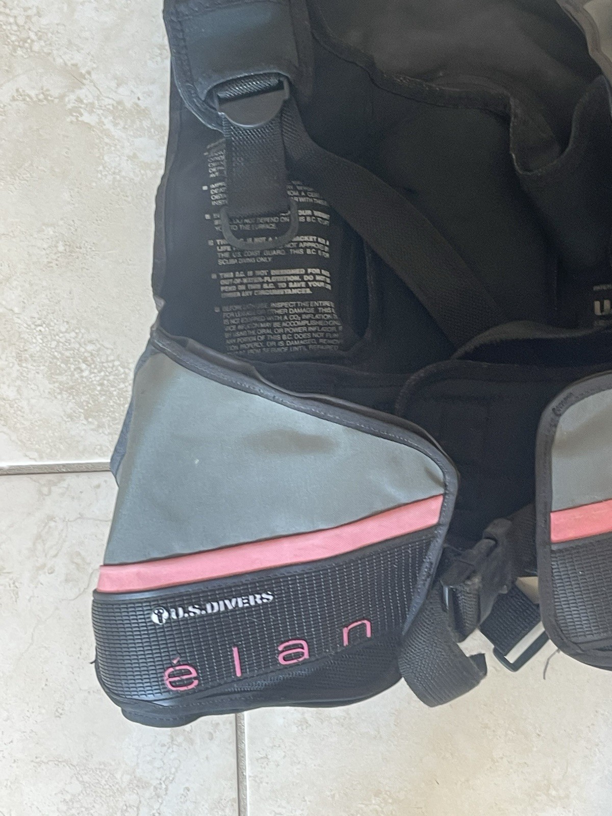 Used US Divers Elan Vest – Medium Women