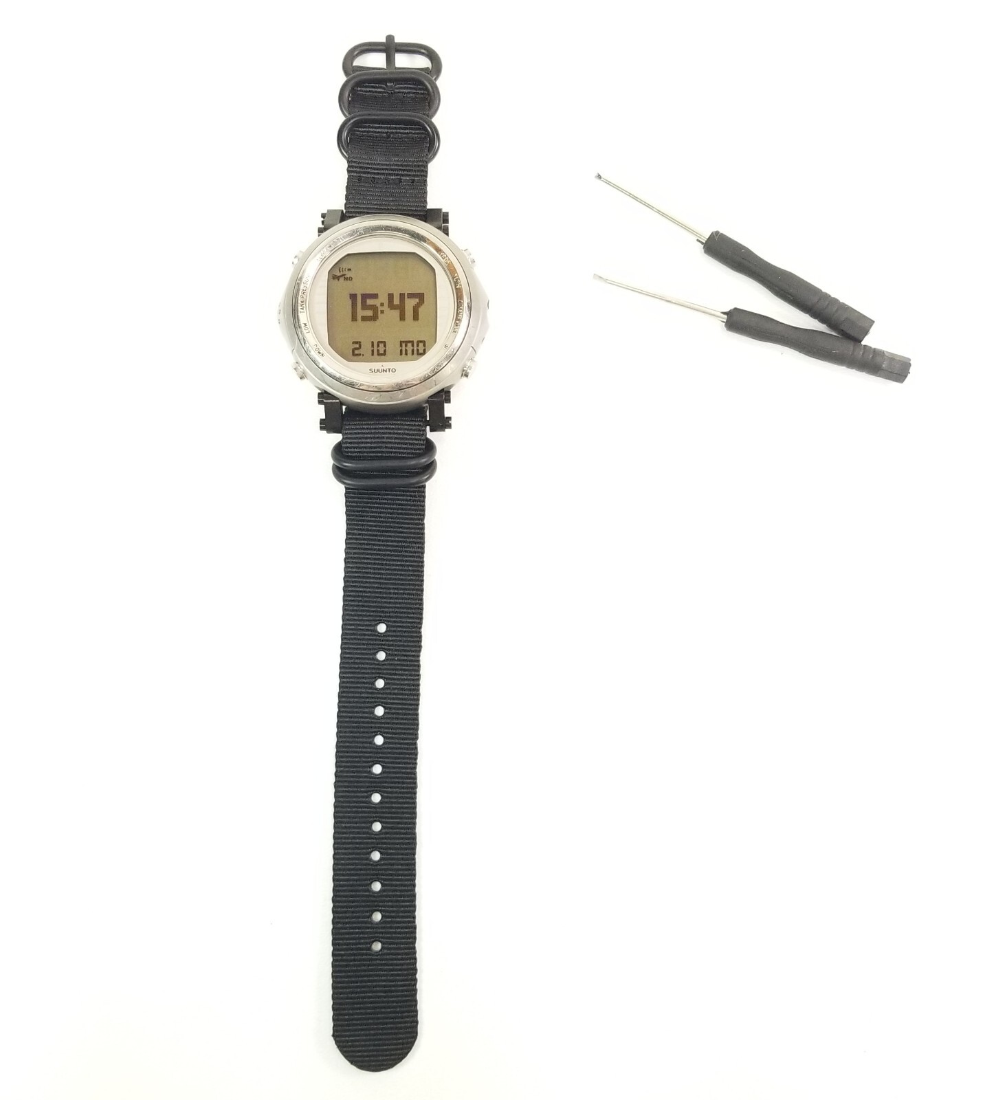 Suunto D9tx Wrist Strap Scuba Dive Computer Watch Band, Stainless Steel Adapters
