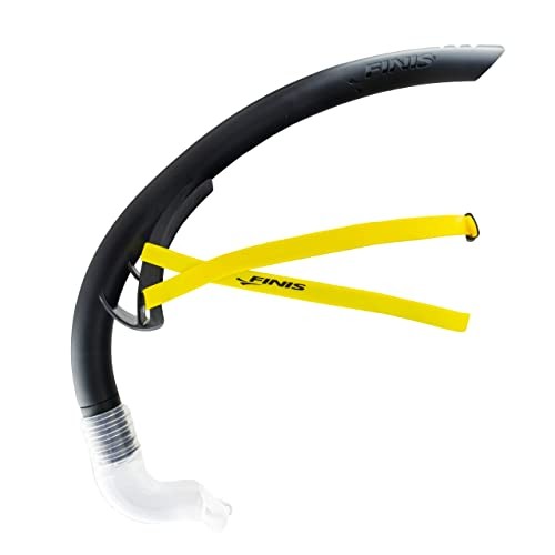 Stability Swimmer’s Snorkel – Bracketless – Center-Mount Swim ST Black