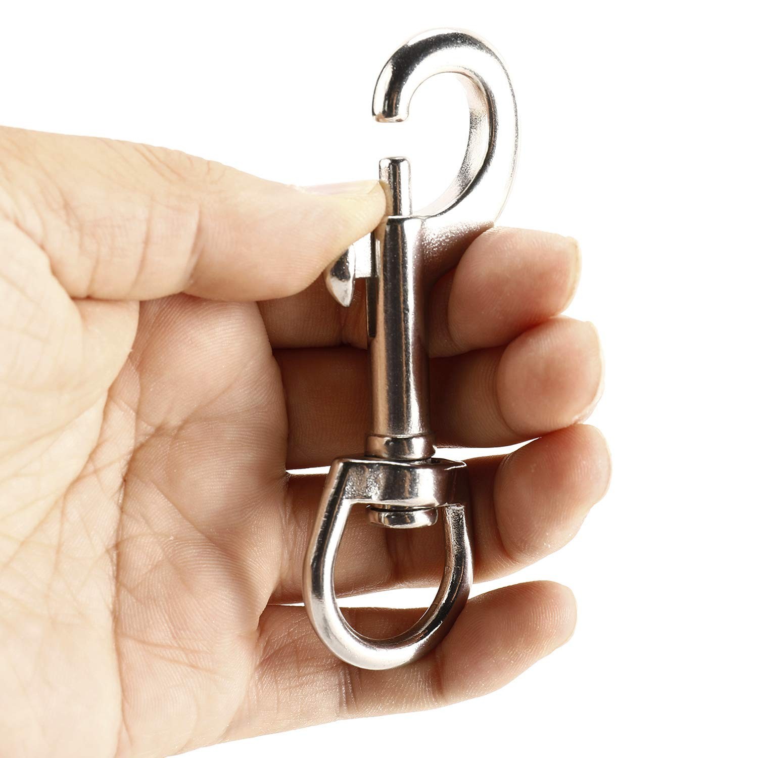 Yaegoo 4 Pack 316 Stainless Steel Swivel Eye Bolt Trigger Snap Hooks 3-1/2» …