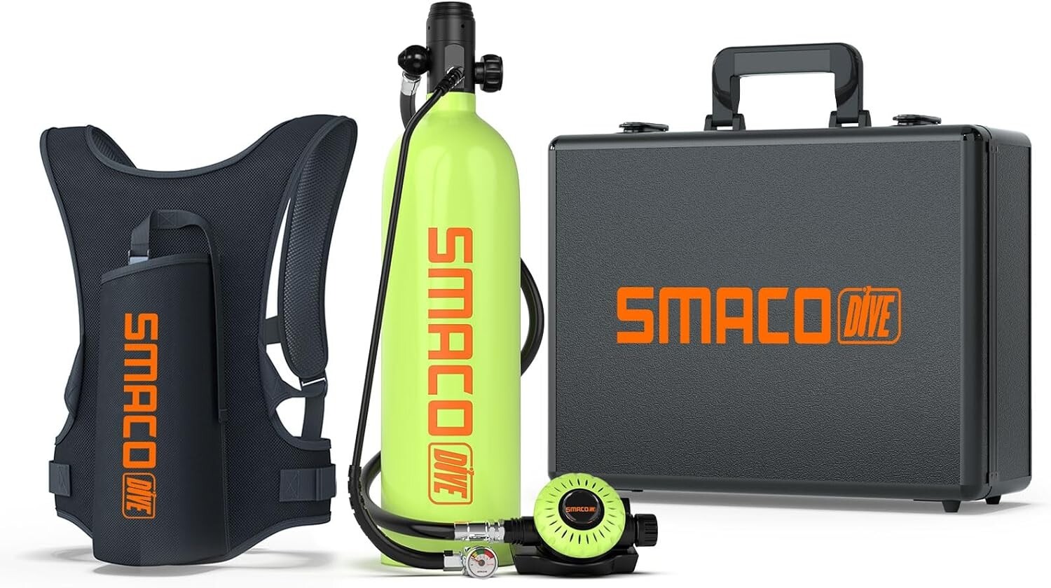 1.9L Scuba Diving Tanks Mini Portable Oxygen Tank for Scuba Diving, Snorkeling