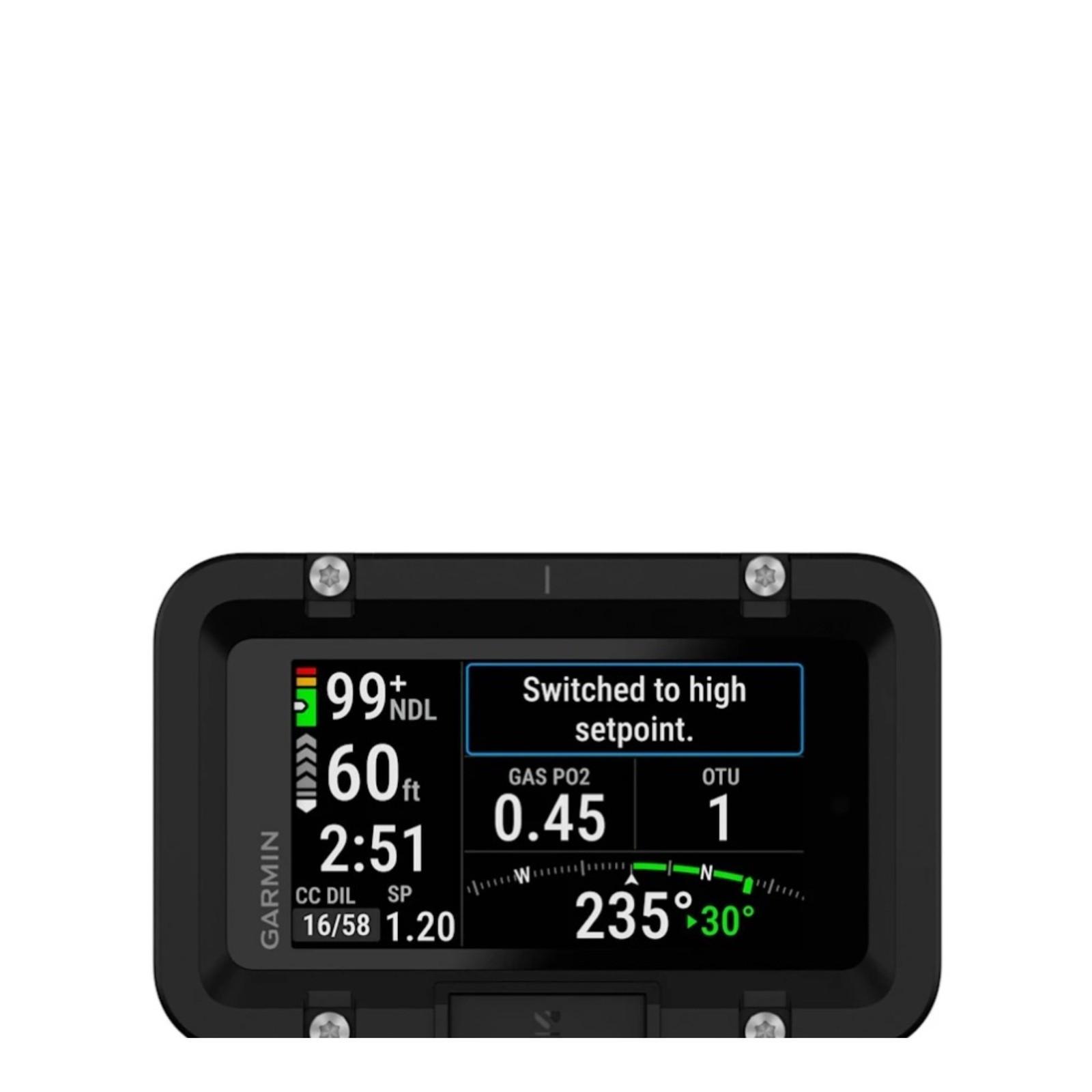 Garmin Descent X50i Premium Dive Computer (200m) with Transceiver & Case Bundl