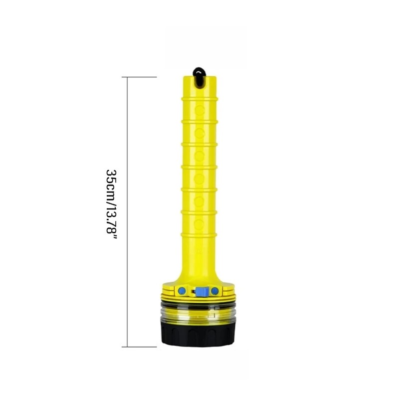 IPX8 Diving Flashlight Underwater LED Torch 60M Waterproof