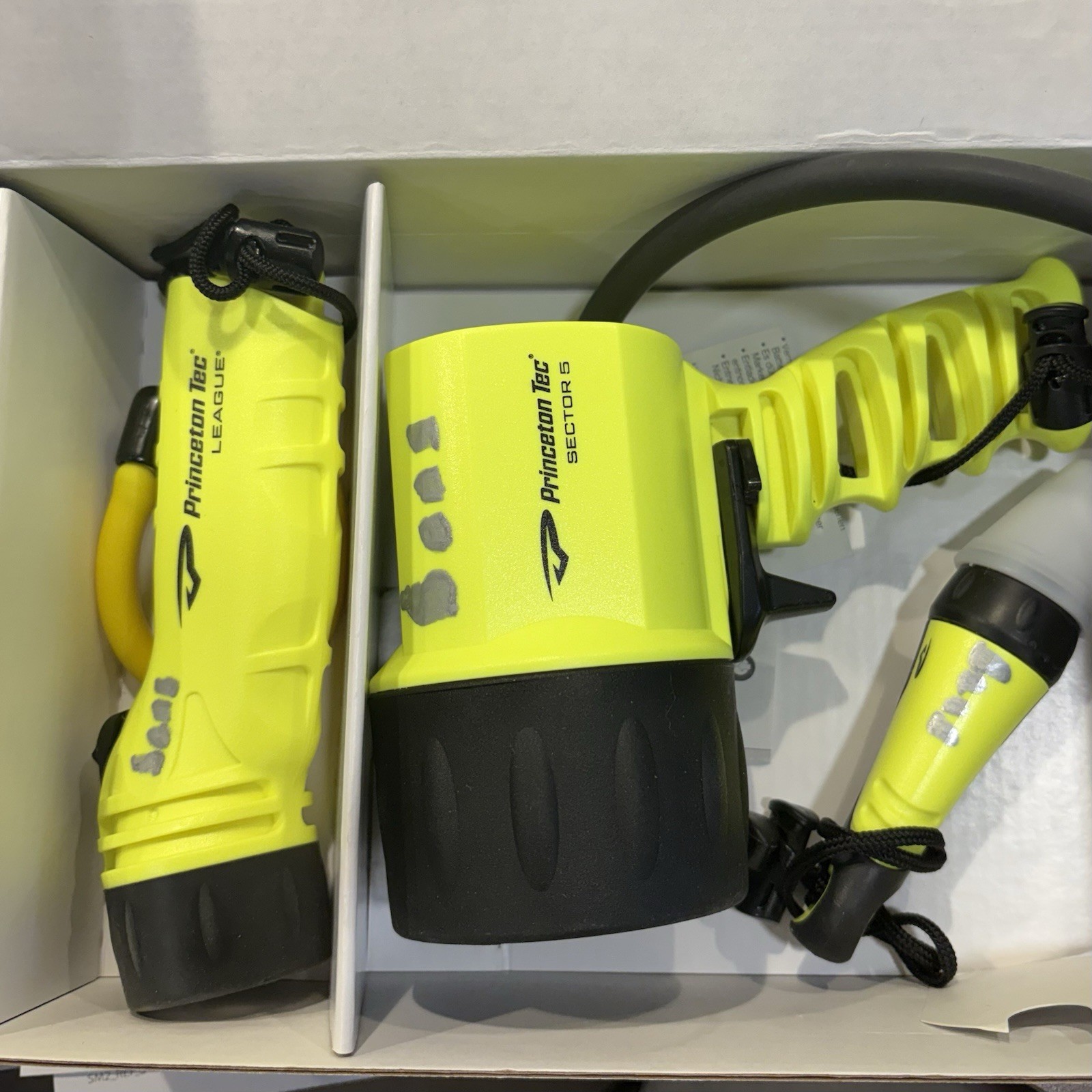 Princeton Tec Reef Pack LED Light Kit AMP 1L League Sector 5 Yellow